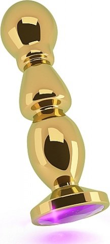 Анальная <b>пробка</b> 4,8 r2 <b>rich</b> gold/purple sapphire sh-ric002gld ...